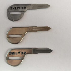 Customised Titanium standard parts titanium car key perfect